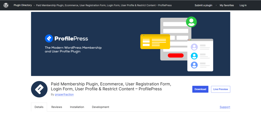 ProfilePress, Best WordPress Membership Plugin, Brainywp