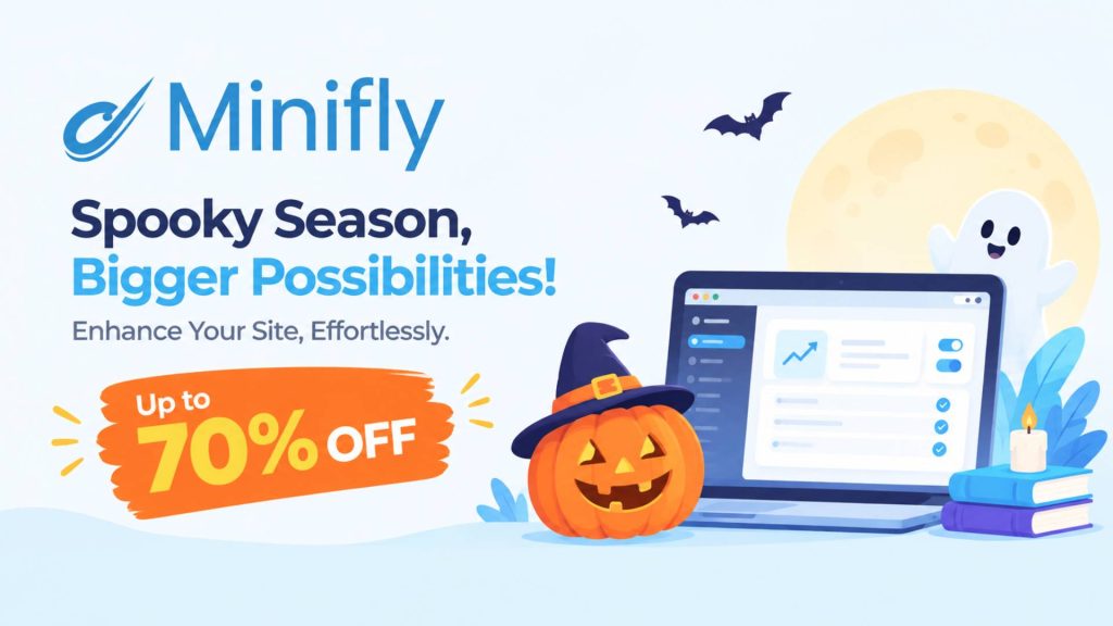Minifly, Halloween WordPress Deal, Brainywp