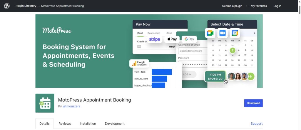 MotoPress-Appointment-Booking-–-WordPress-plugin, Brainywp