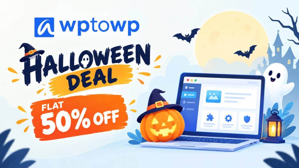 Wptowp Halloween Deal Banner